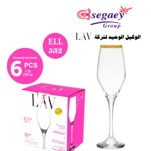 كاس ايلا فلوت 532 مدهب NB